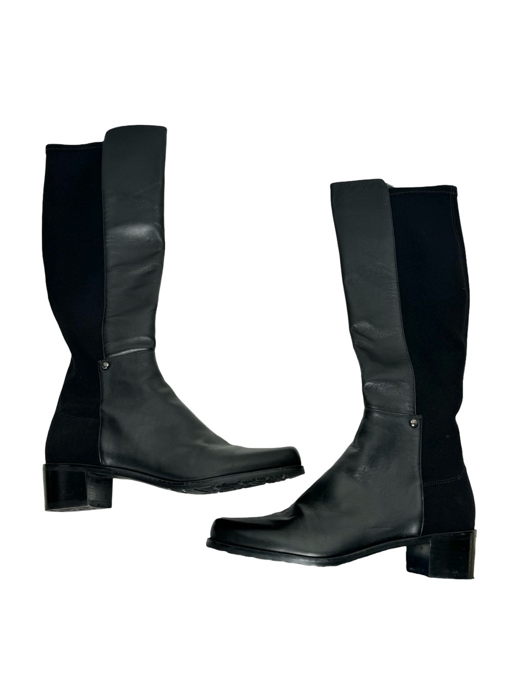 Stuart Weitzman | Mezza Mezza City Boot Black Leather 7.5